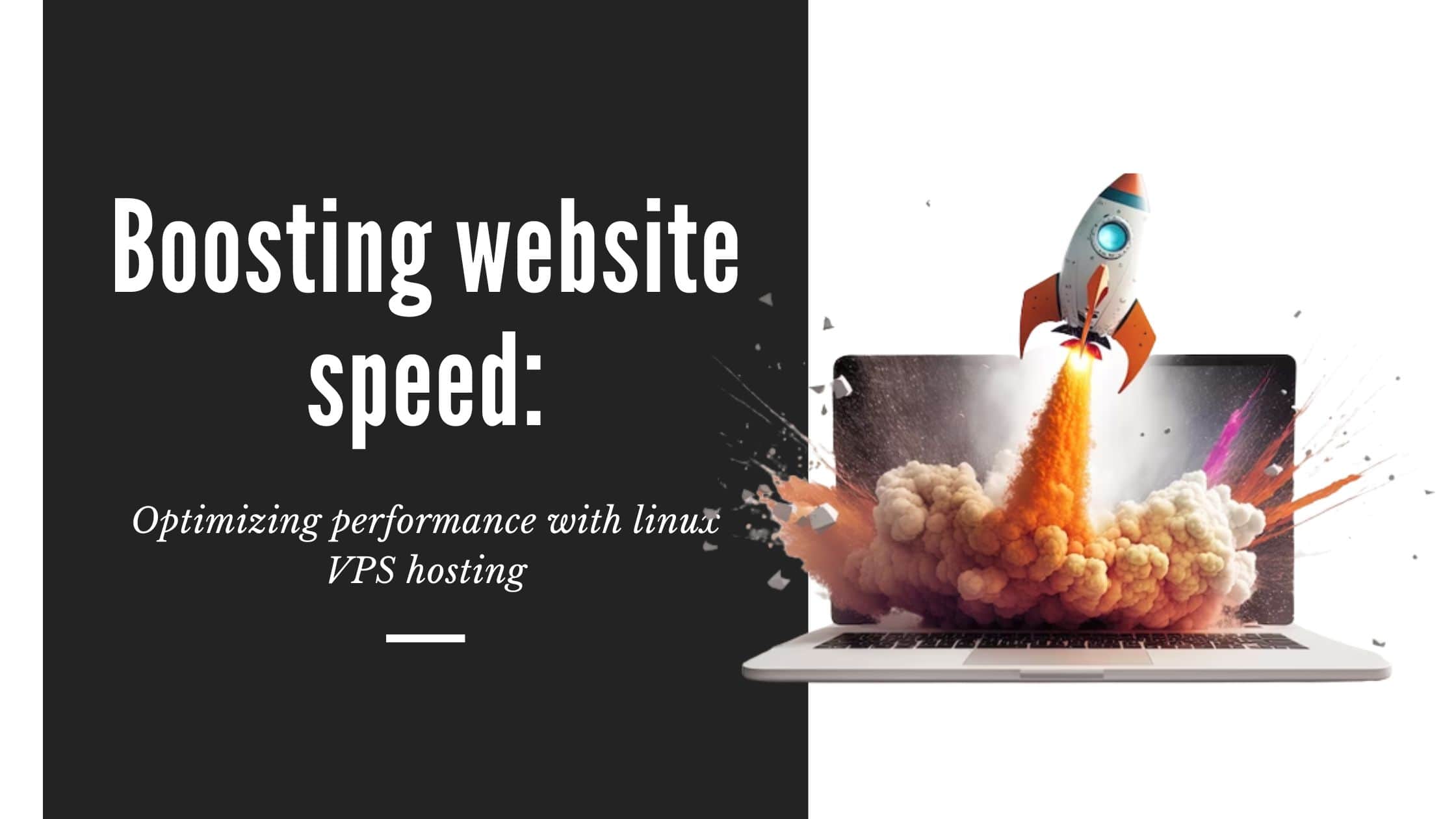 Boosting website speed Optimizing performance with linux VPS hosting